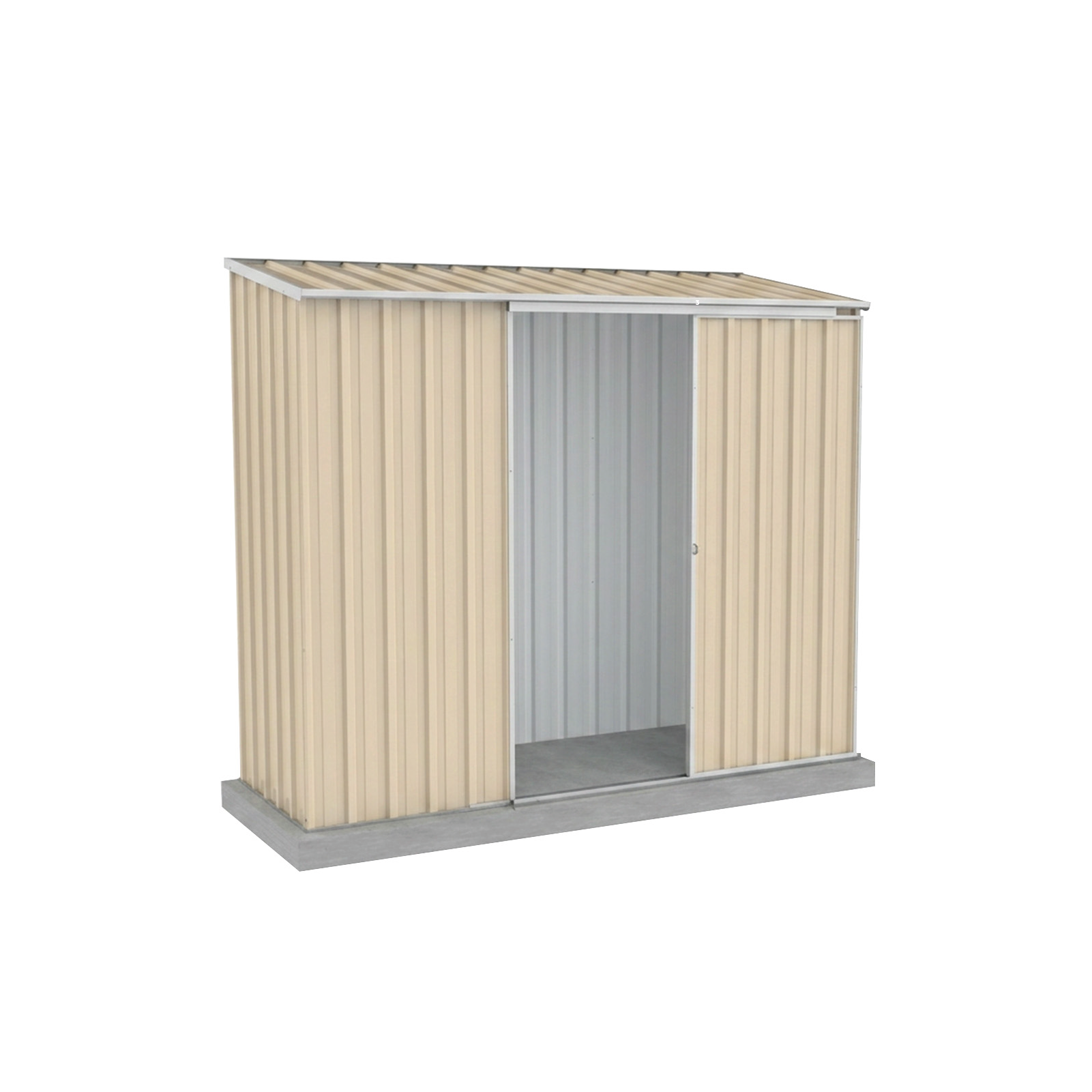 2.26mW x 0.78mD x 1.95mH Garden Shed Ezislider Single Door