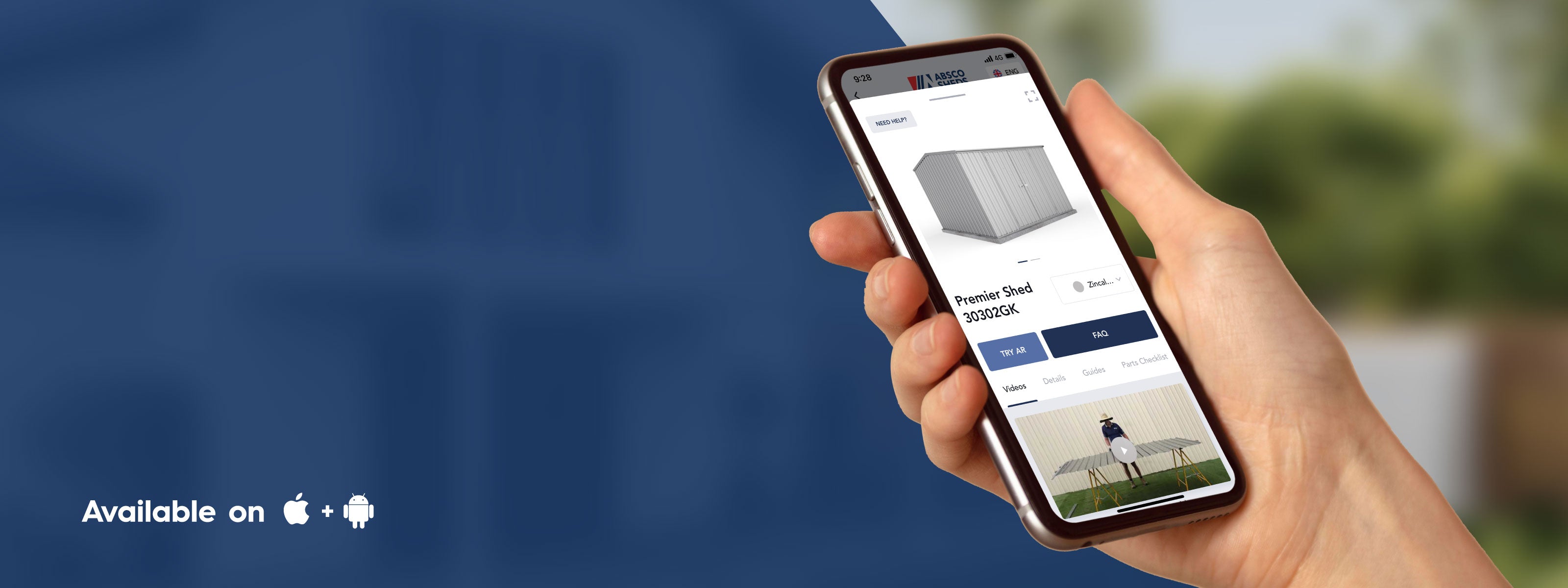 Absco Sheds Assembly App