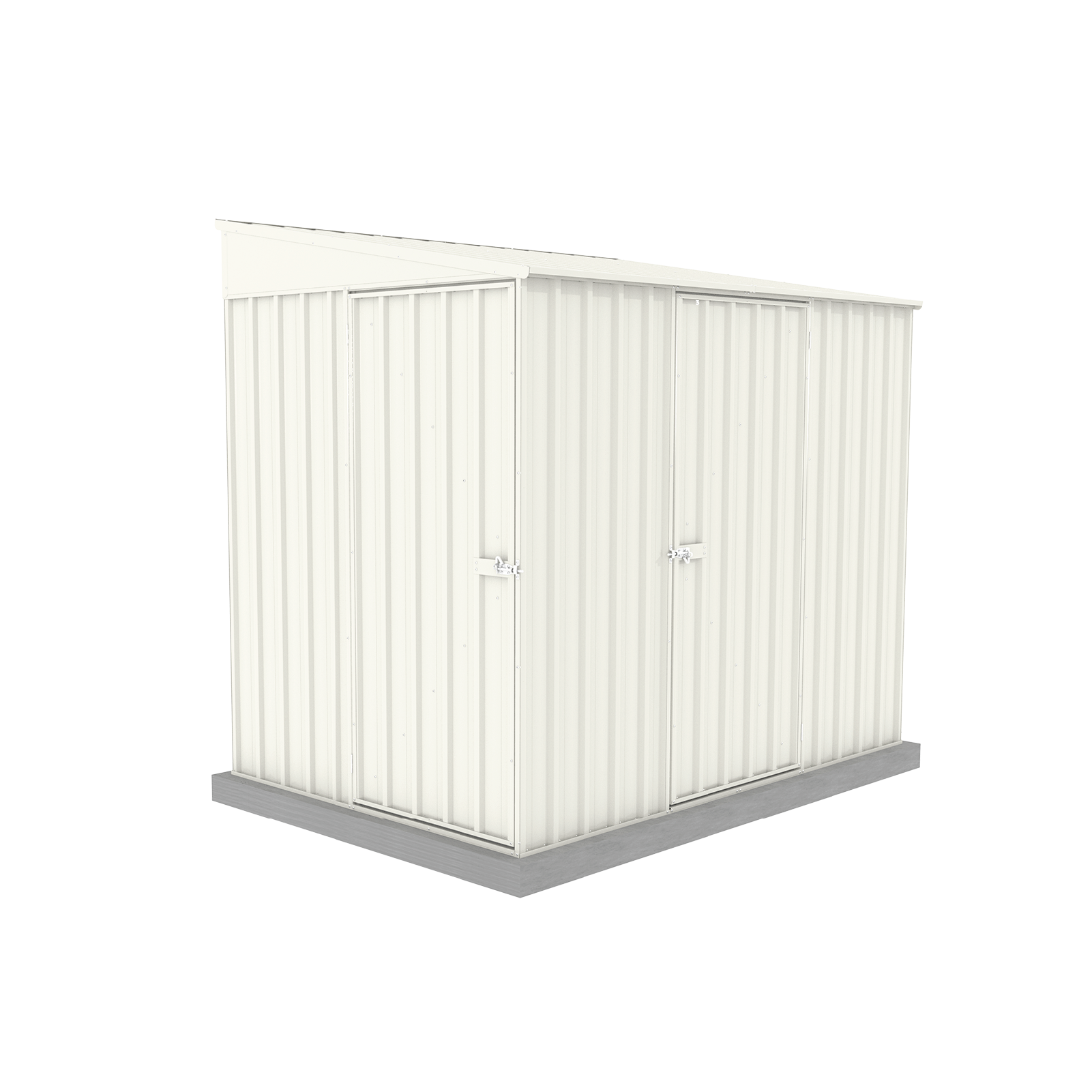 1.52mW x 2.26mD x 2.06mH Garden Shed Narrow Two Door