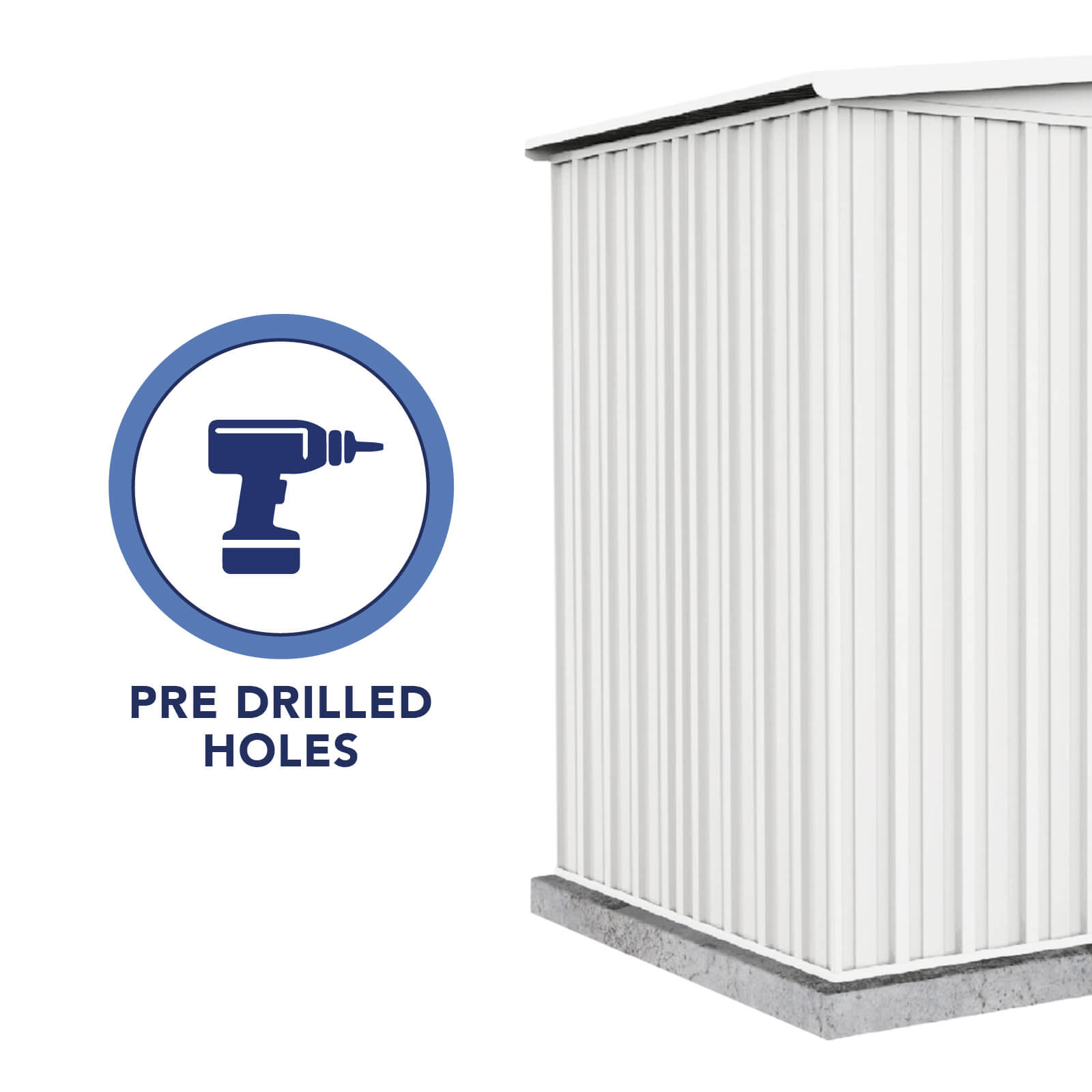 2.26mW x 1.44mD x 2.00mH Garden Shed Regent Single Door