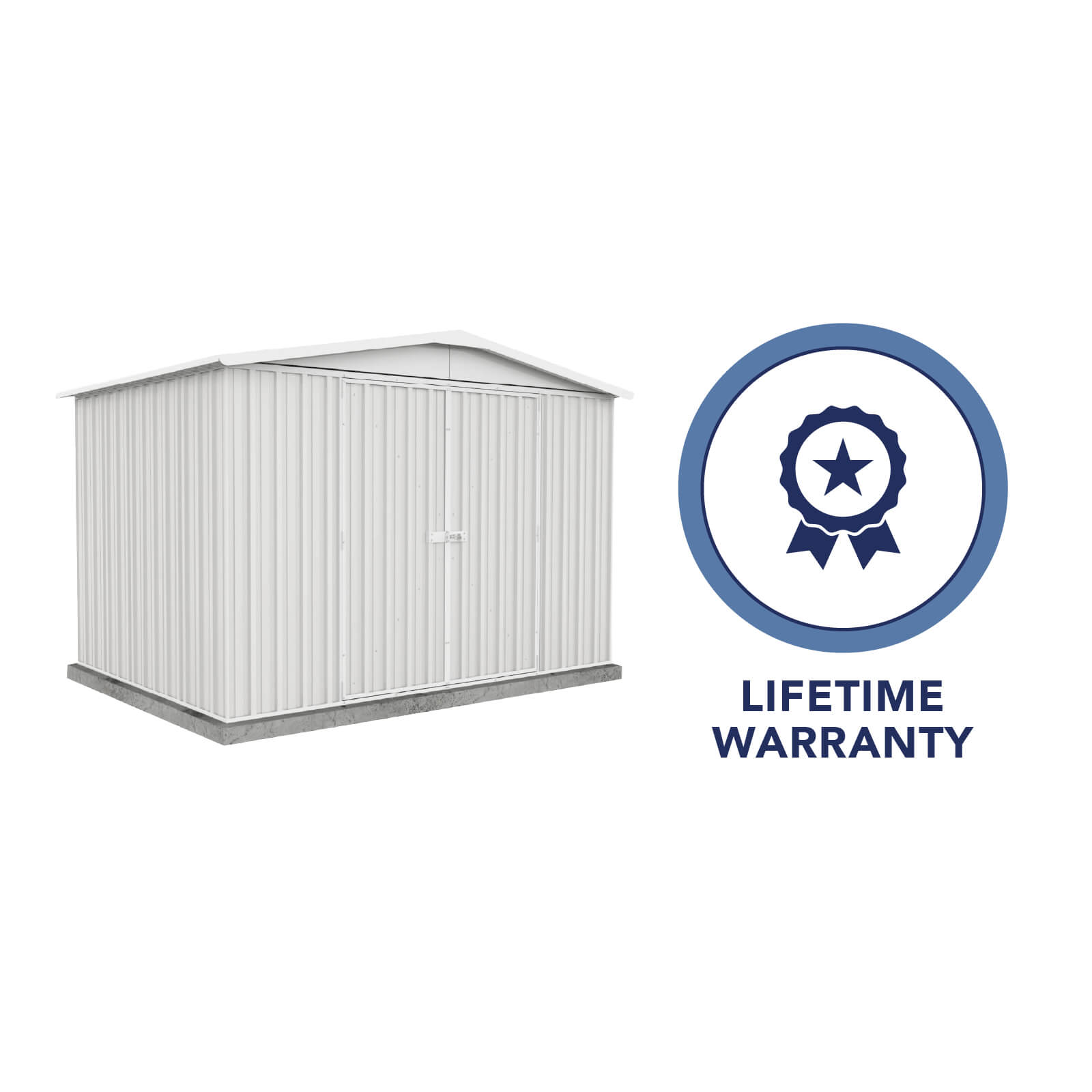 3.00mW x 2.18mD x 2.06mH Garden Shed Regent Double Door