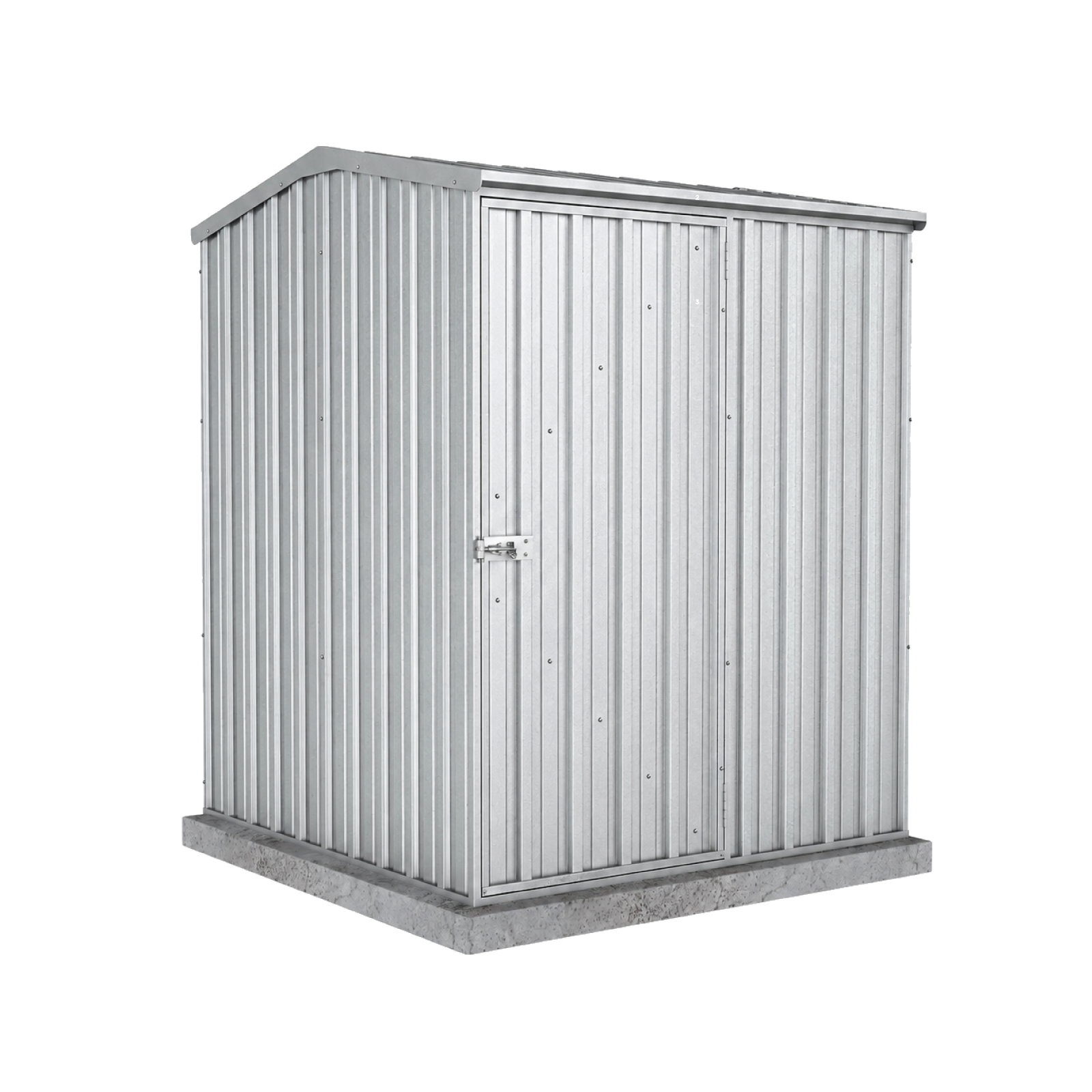 1.52mW x 1.52mD x 1.95mH Garden Shed Premier Single Door Zincalume