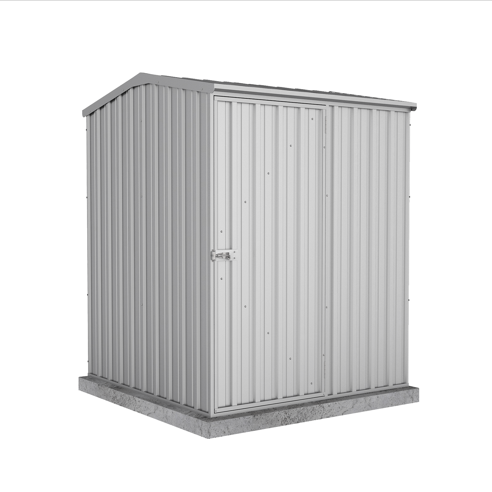 1.52mW x 1.52mD x 1.95mH Garden Shed Premier Single Door Zincalume
