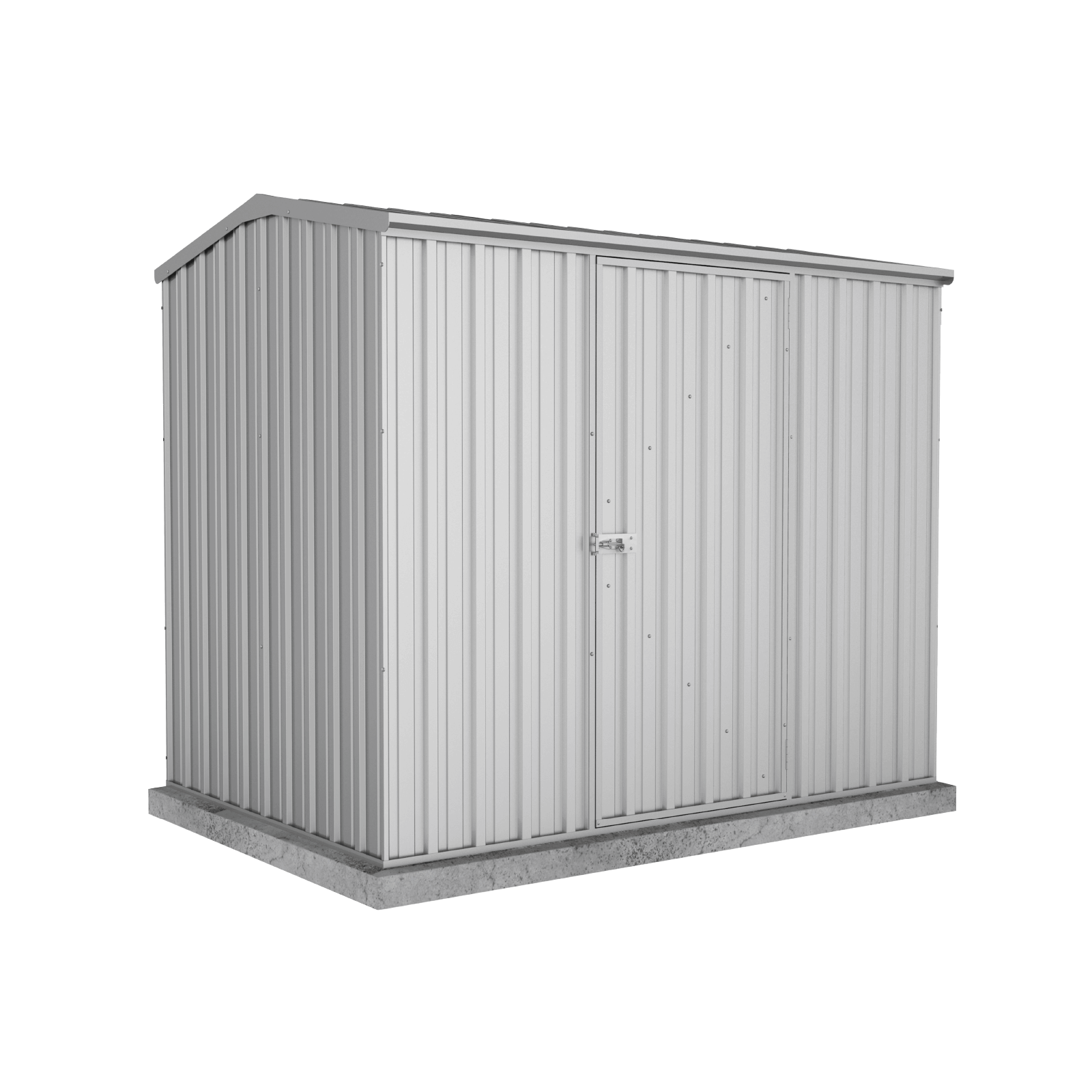 2.26mW x 1.52mD x 1.95mH Garden Shed Premier Single Door Zincalume