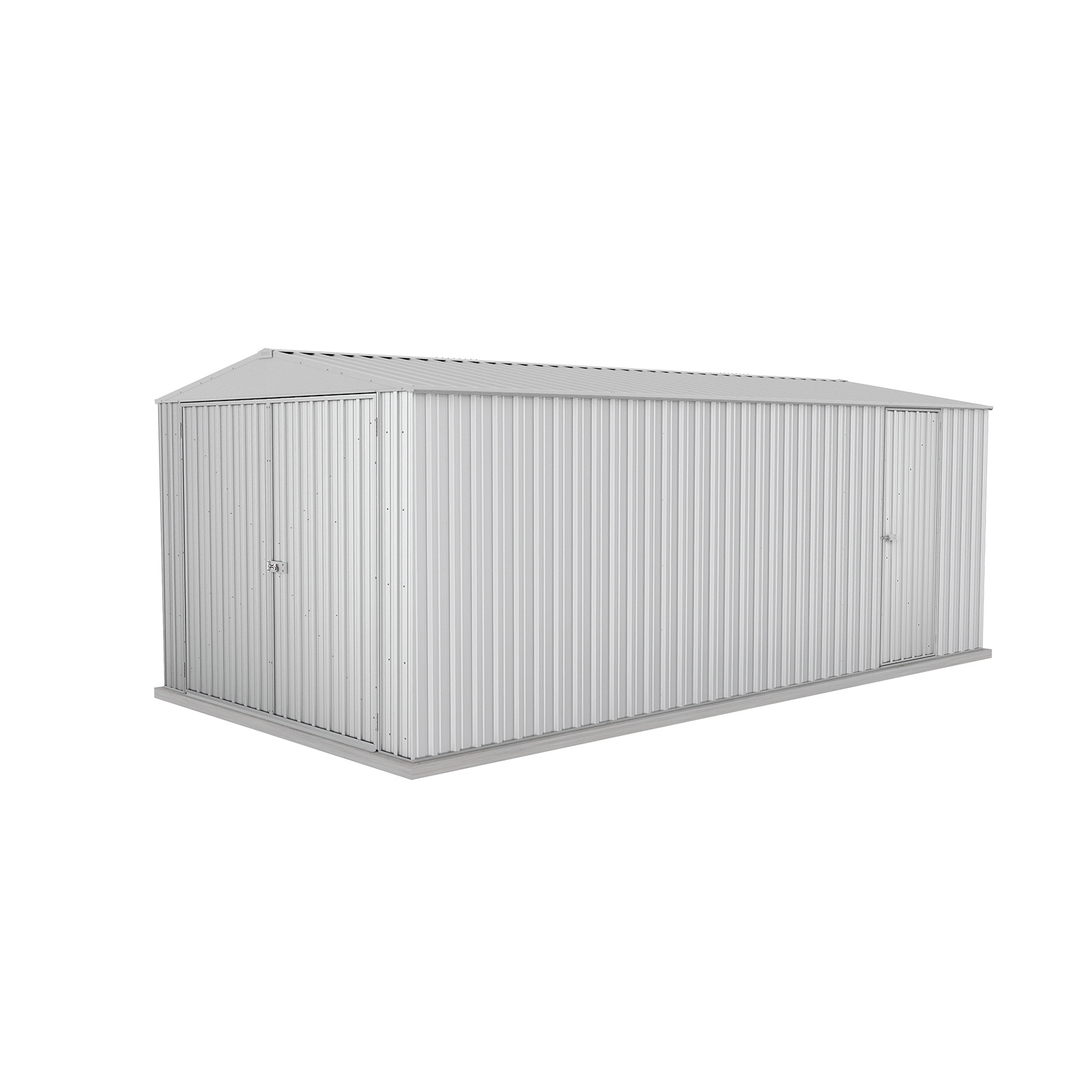 3.00mW x 5.96mD x 2.30mH Garden Shed Highlander Three Door Zincalume