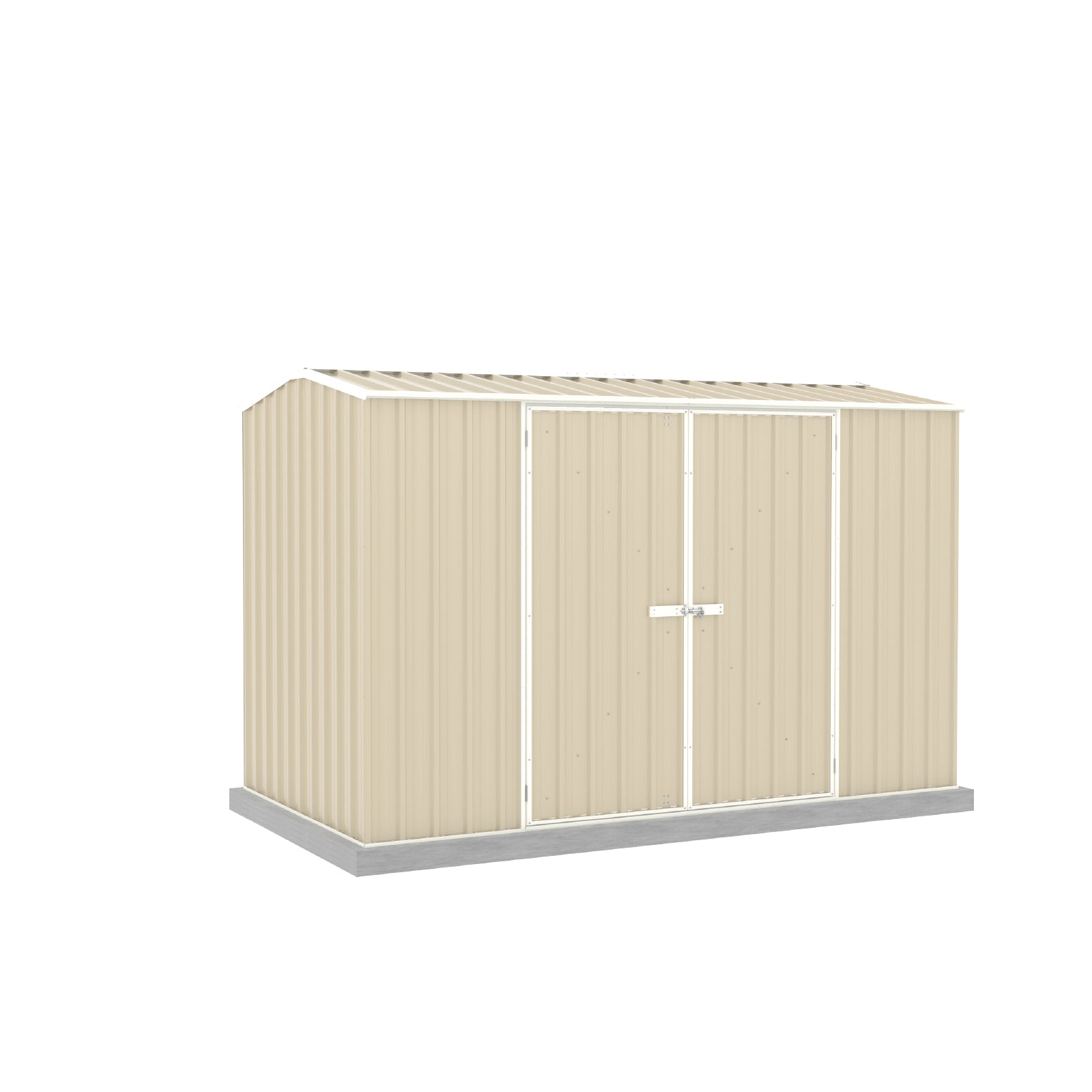 3.00mW x 1.52mD x 1.95mH Garden Shed Premier Double Door