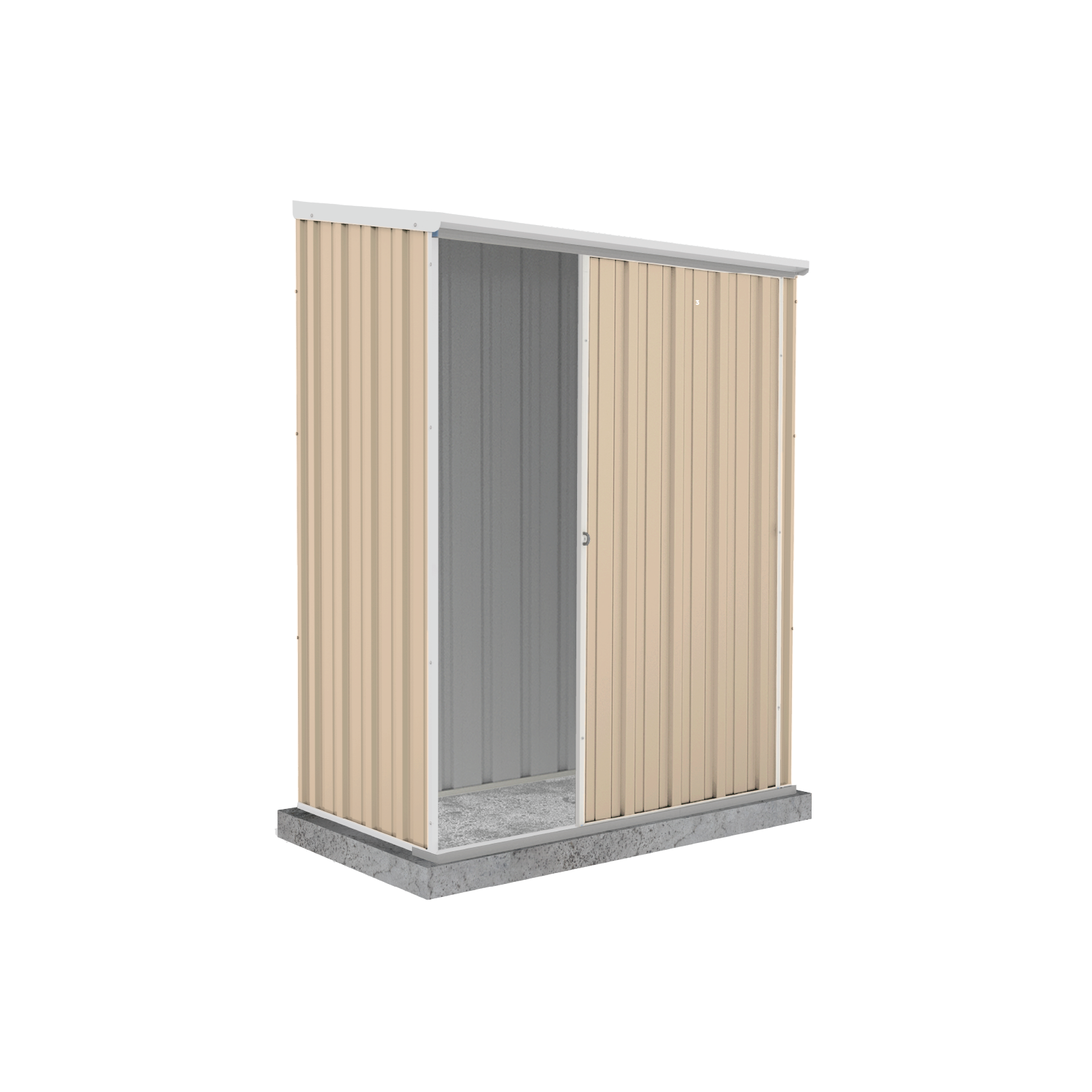 1.52mW x 0.78mD x 1.95mH Garden Shed Ezislider Single Door