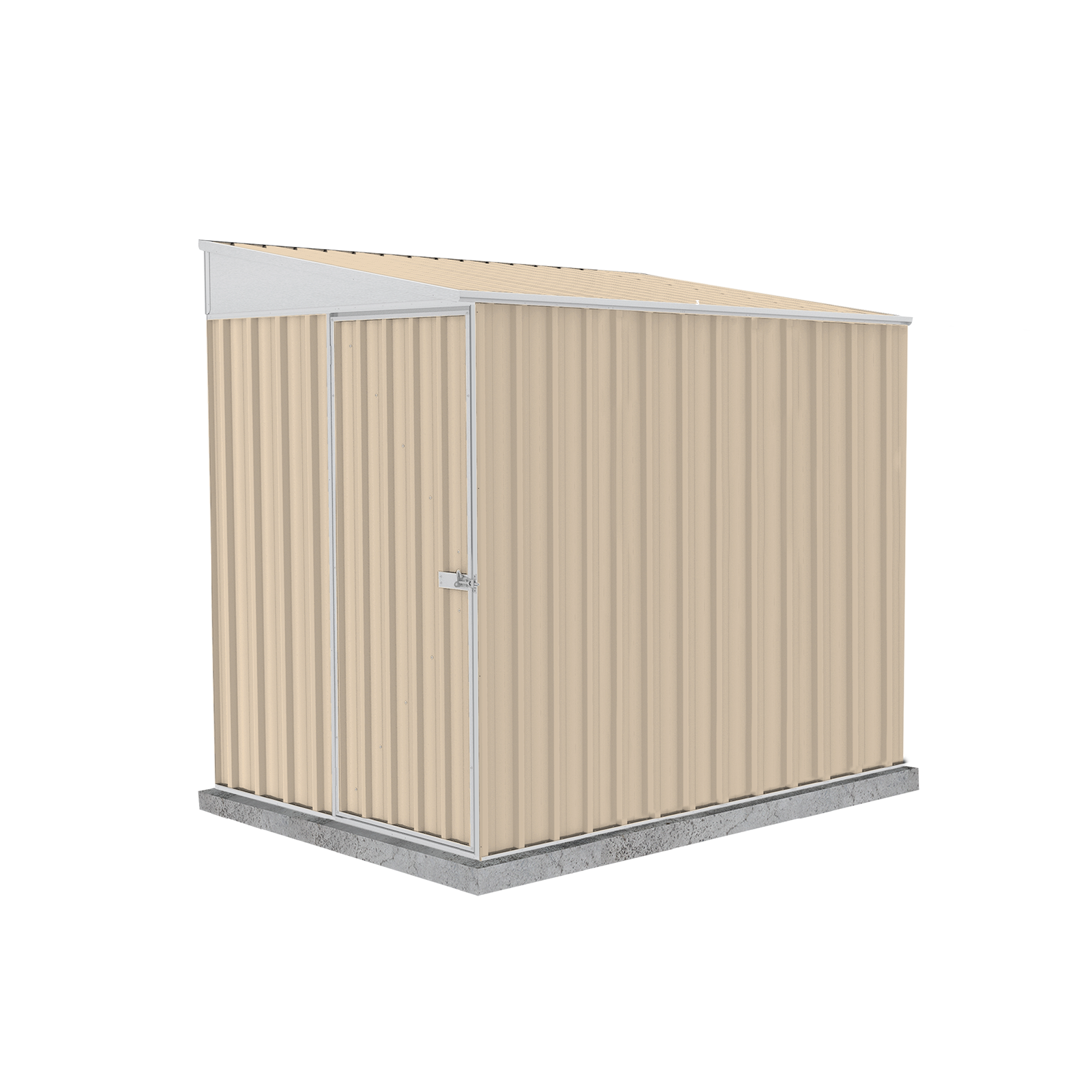 1.52mW x 2.26mD x 2.06mH Garden Shed Narrow Single Door