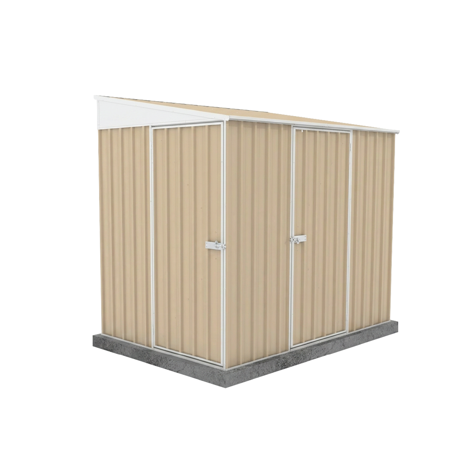 1.52mW x 2.26mD x 2.06mH Garden Shed Narrow Two Door