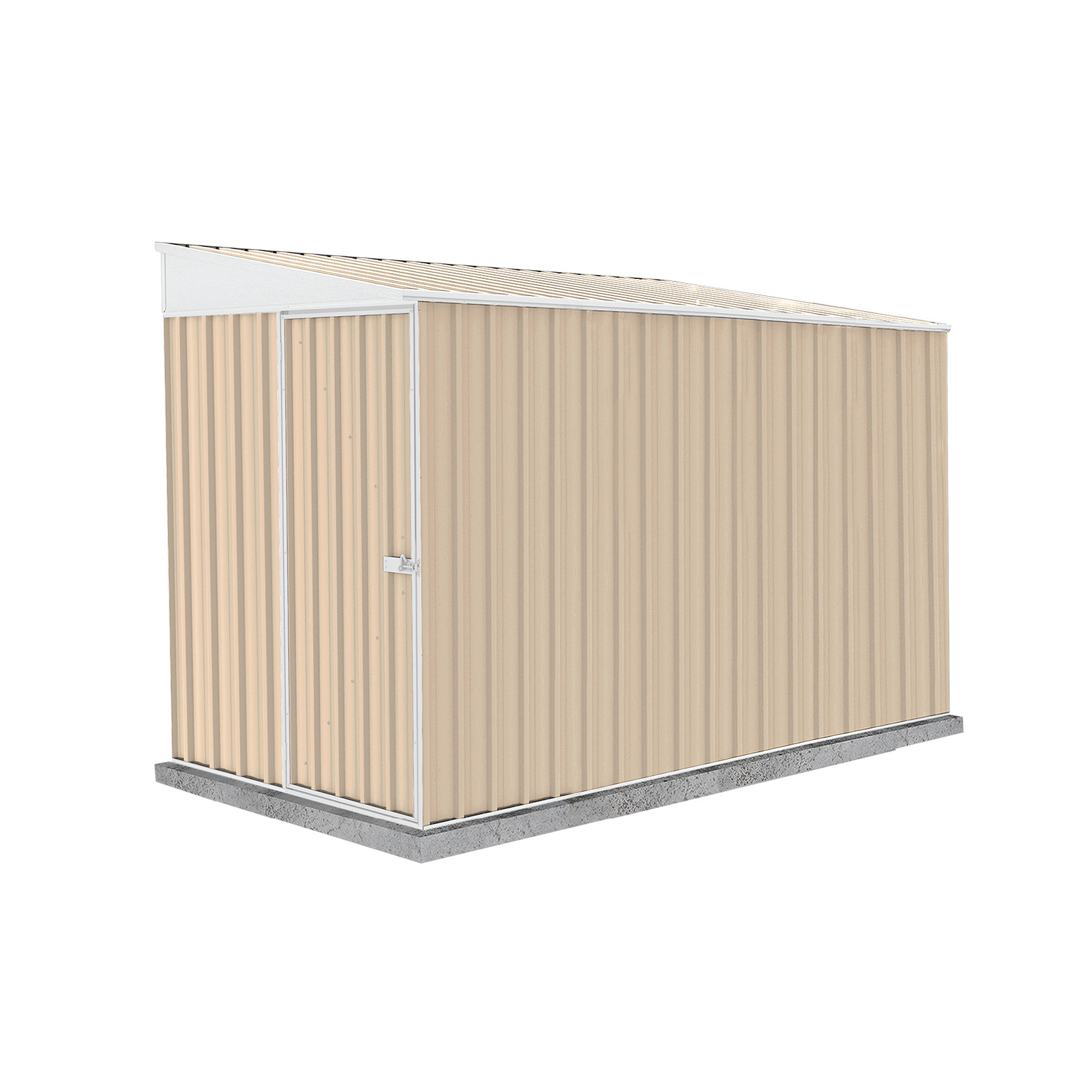 1.52mW x 3.00mD x 2.06mH Garden Shed Narrow Single Door