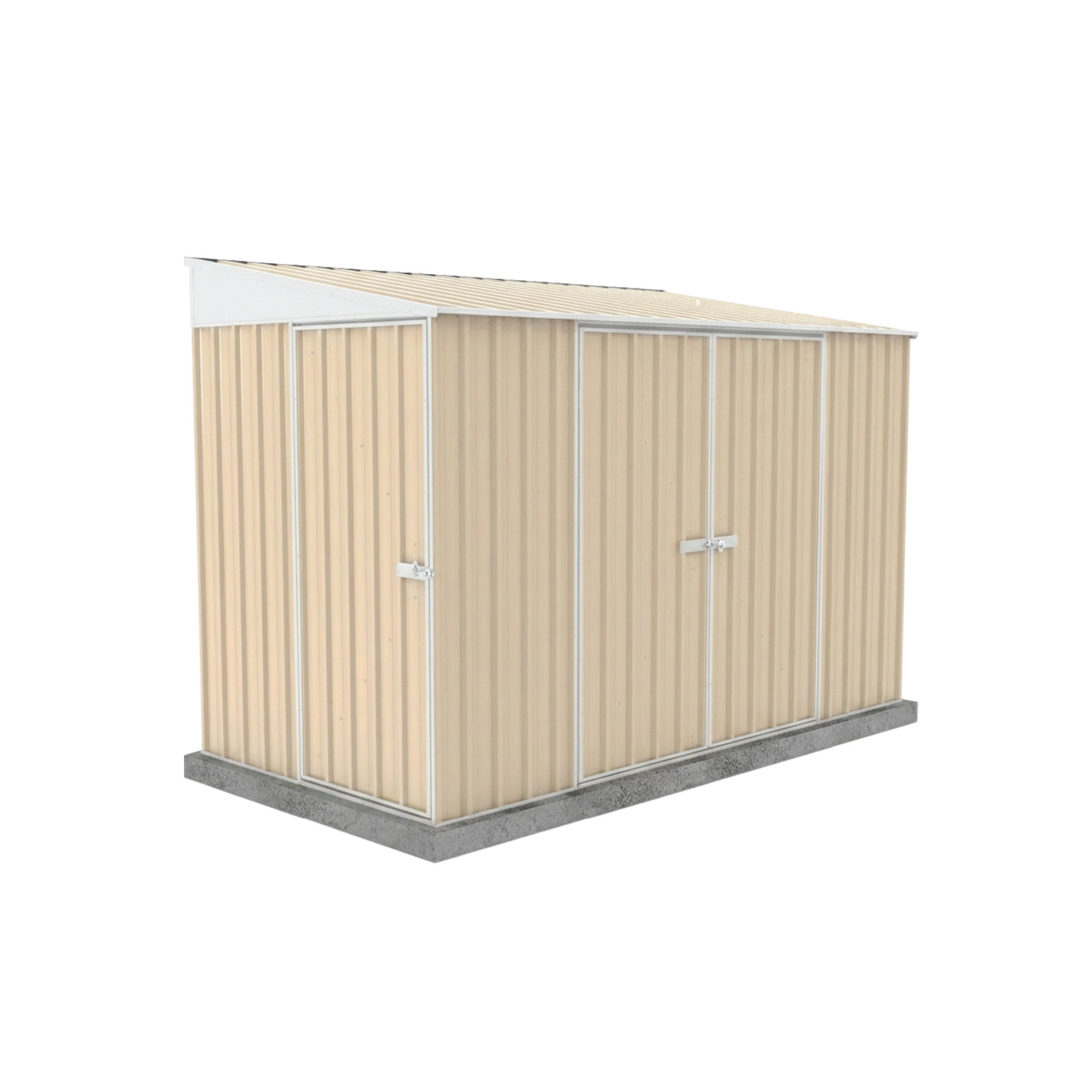 1.52mW x 3.00mD x 2.06mH Garden Shed Narrow Three Door