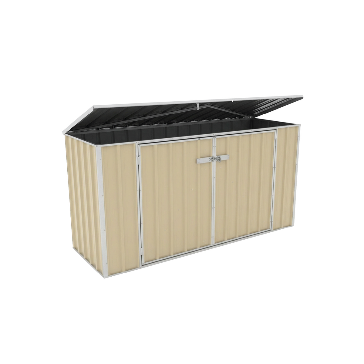 Absco Sheds 2.26m x 0.78m Bin Cover Double Door | Outdoor Storage