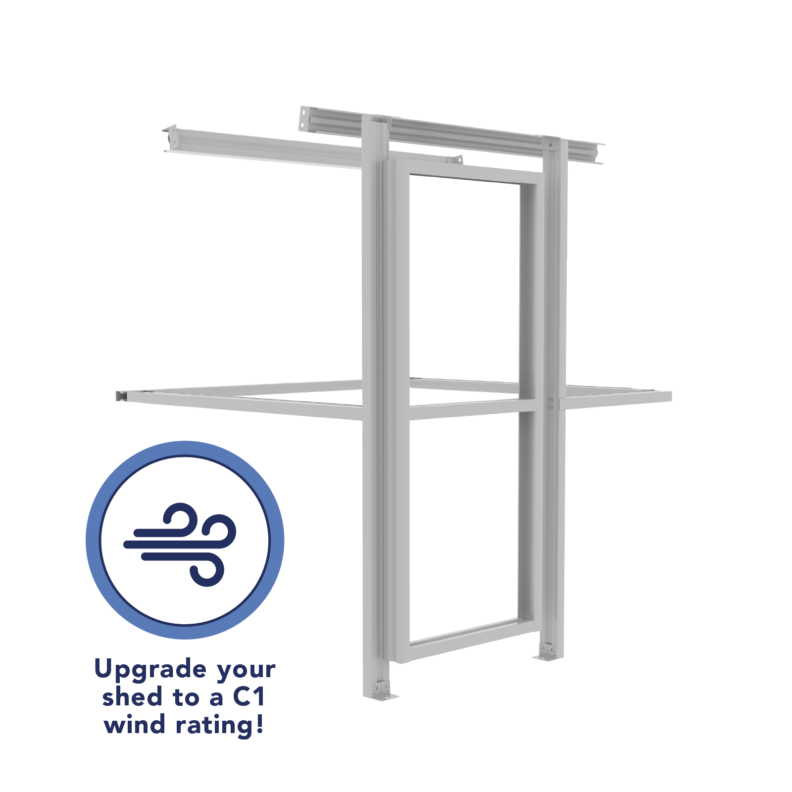 1.52mW x1.52mD Shed Cyclone Kit