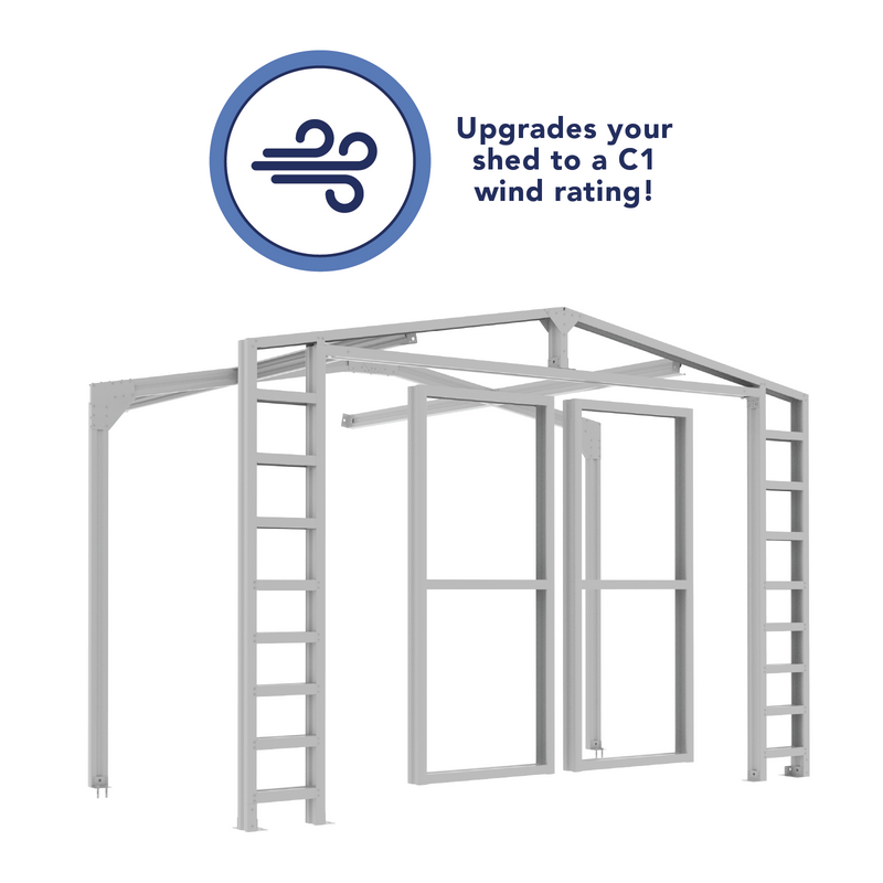 Absco Sheds Regent Shed Cyclone Kit | C1 Wind Rating