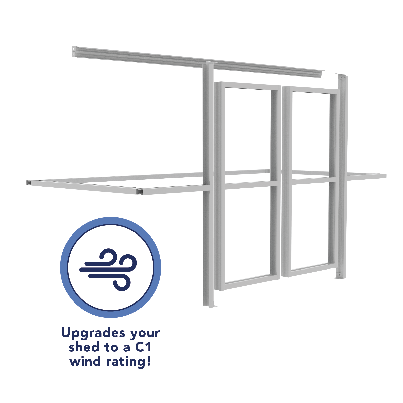 Space Saver Shed Cyclone Kit