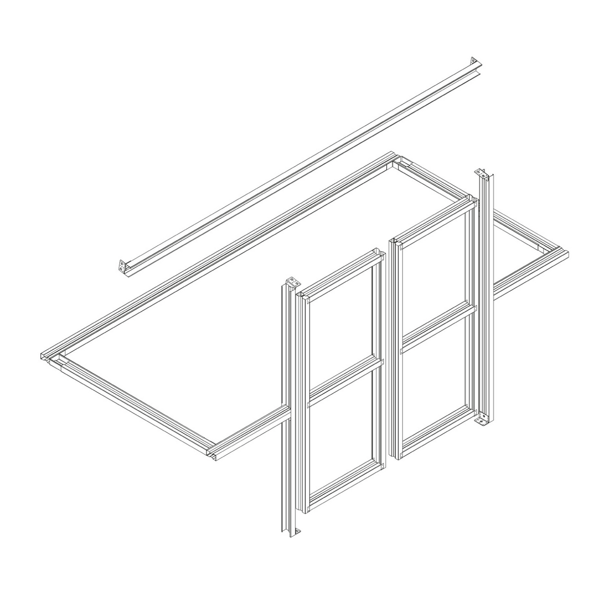 Absco Sheds Space Saver Shed Cyclone Kit | C1 Wind Rating
