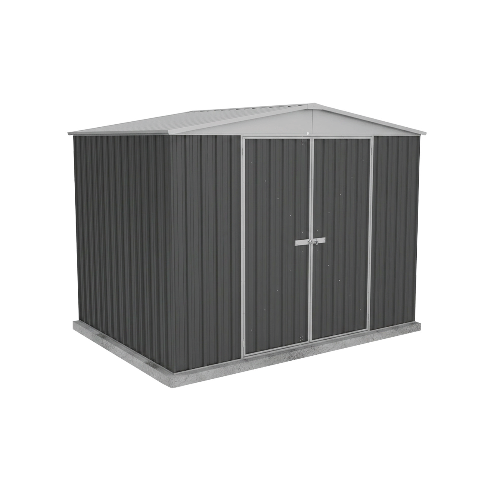 3.00mW x 2.18mD x 2.30mH Garden Shed Highlander Double Door
