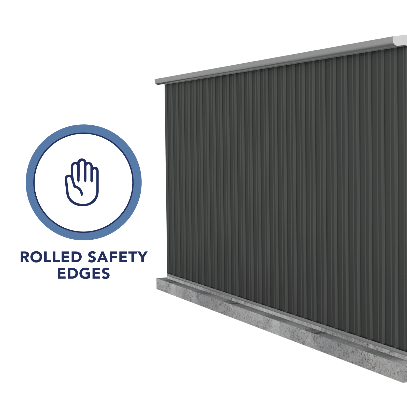 3.00mW x 4.48mD x 2.06mH Garden Shed Utility Double Door