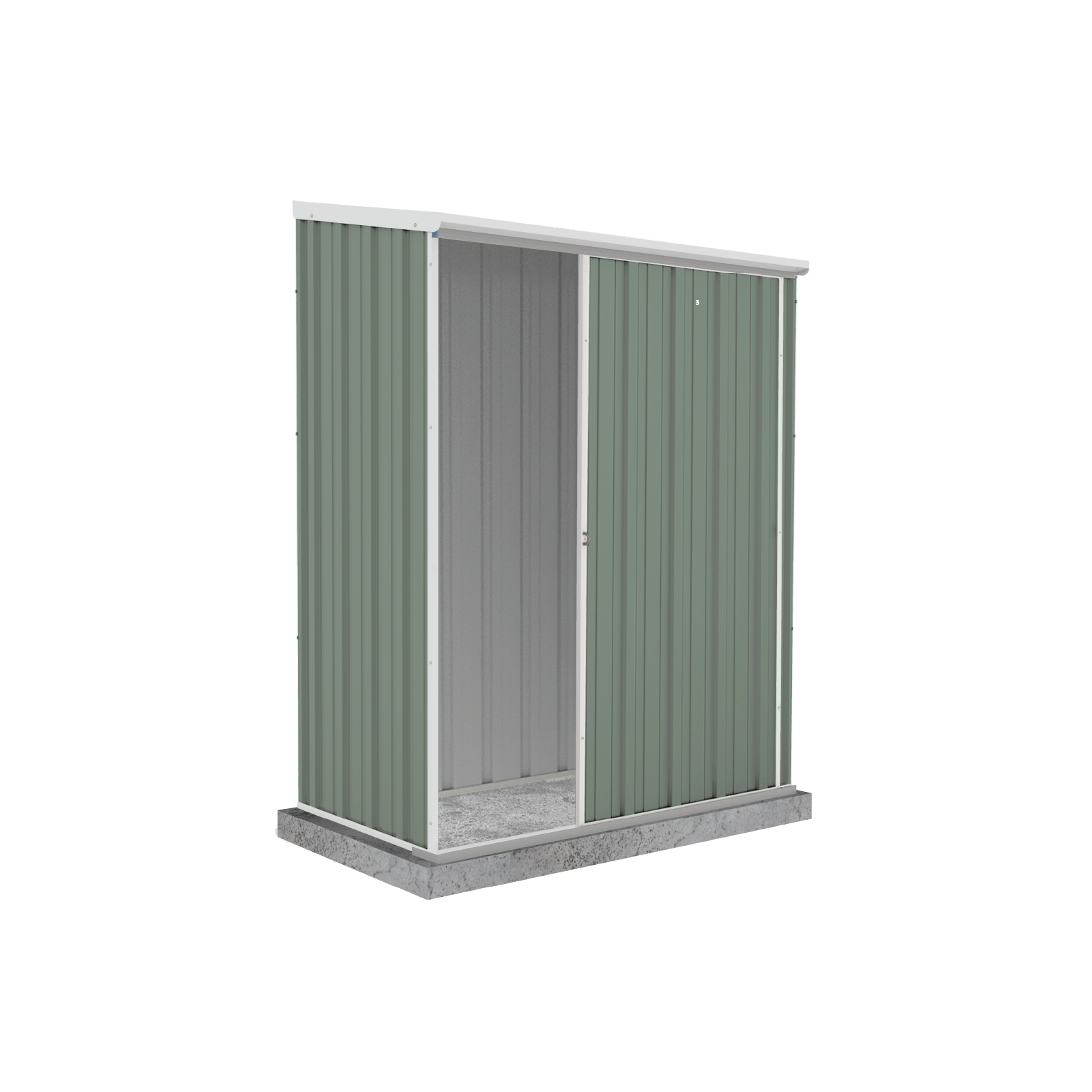 1.52mW x 0.78mD x 1.95mH Garden Shed Ezislider Single Door