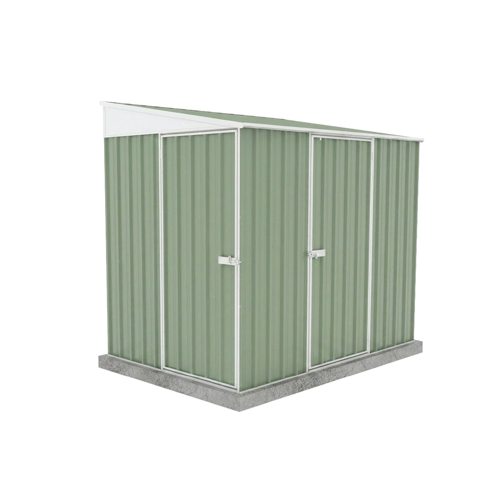 1.52mW x 2.26mD x 2.06mH Garden Shed Narrow Two Door