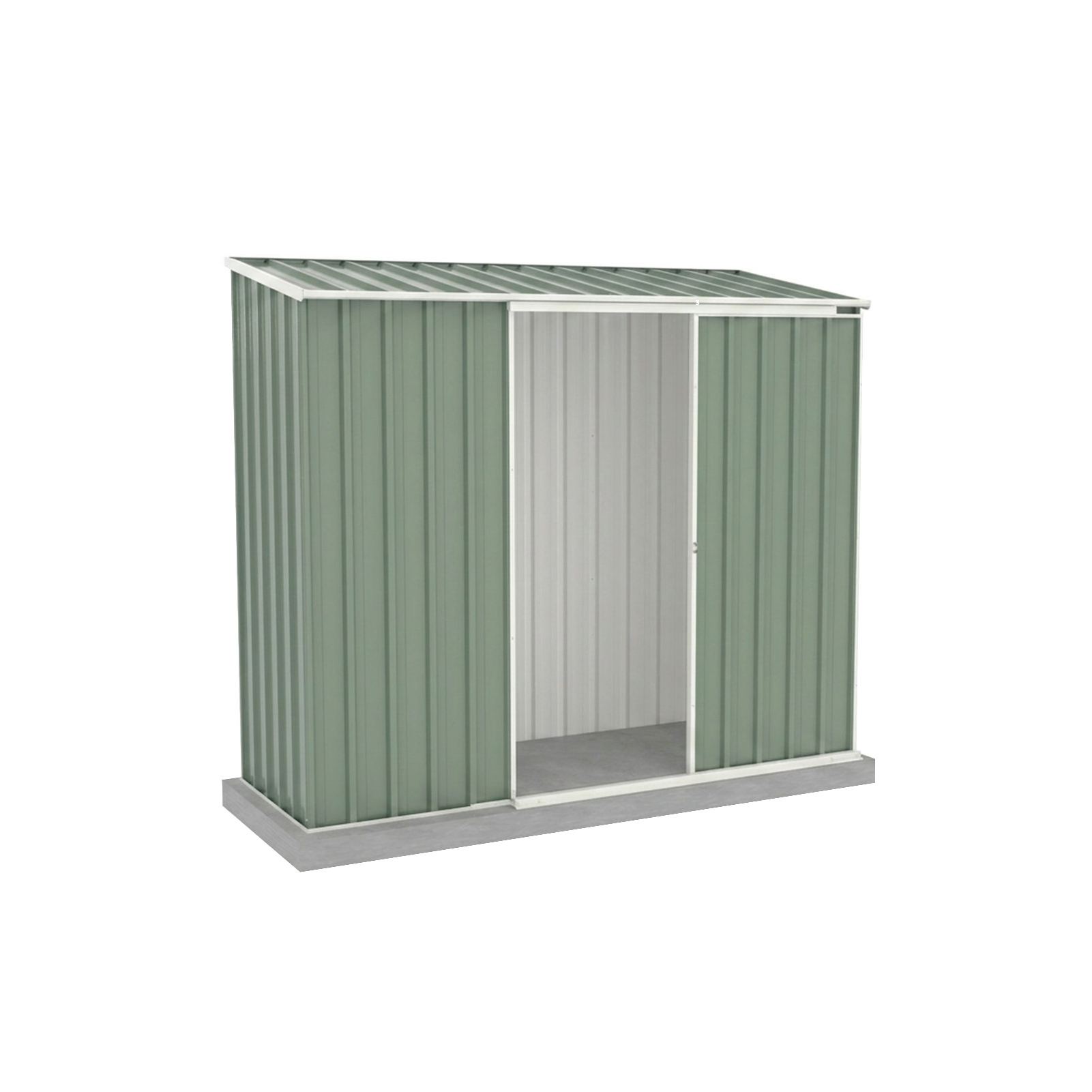 2.26mW x 0.78mD x 1.95mH Garden Shed Ezislider Single Door
