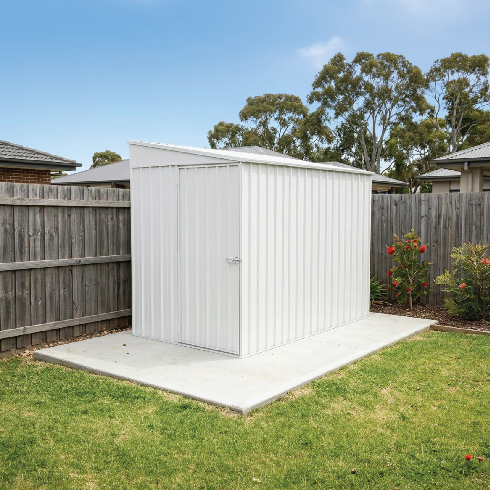 1.52mW x 3.00mD x 2.06mH Garden Shed Narrow Single Door