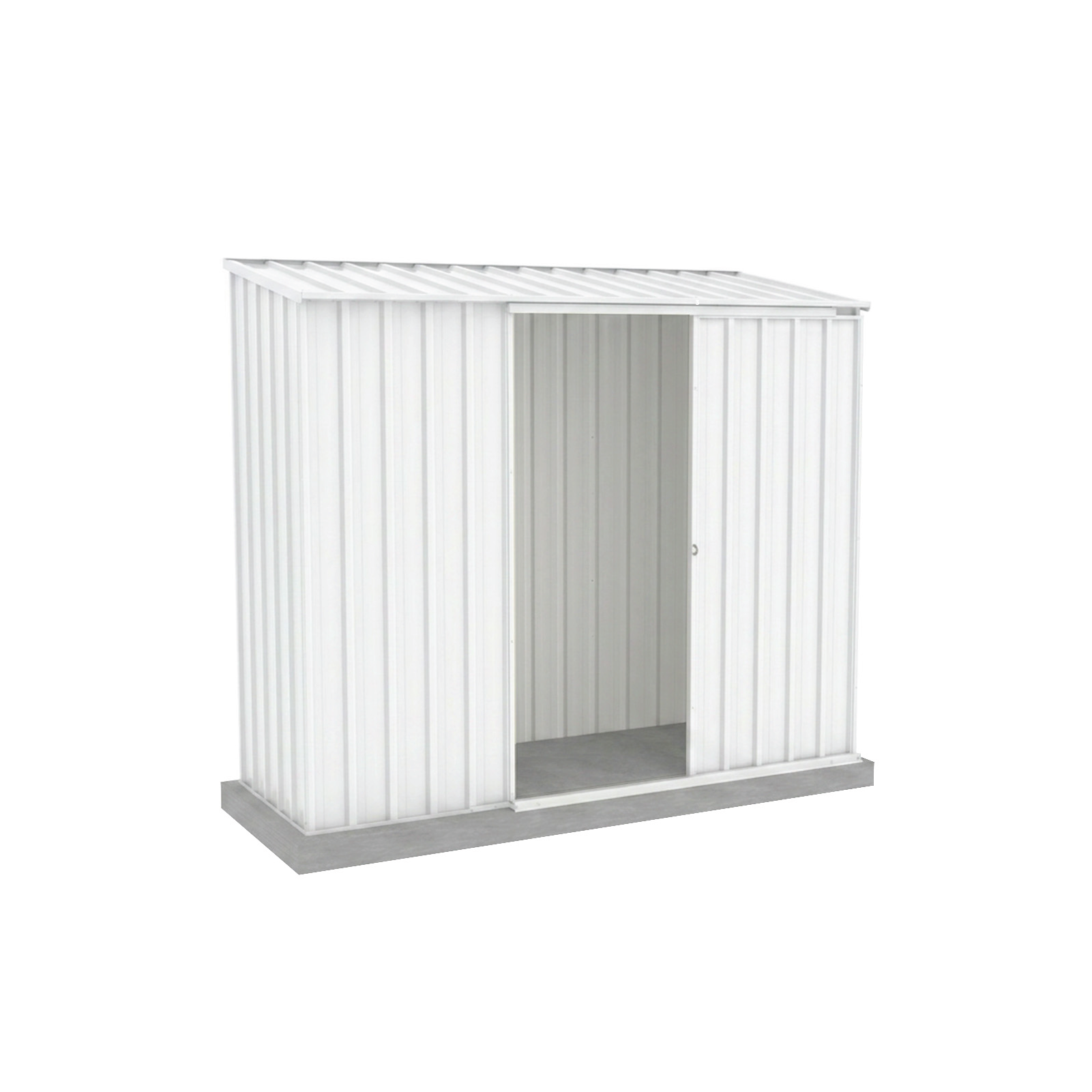 2.26mW x 0.78mD x 1.95mH Garden Shed Ezislider Single Door
