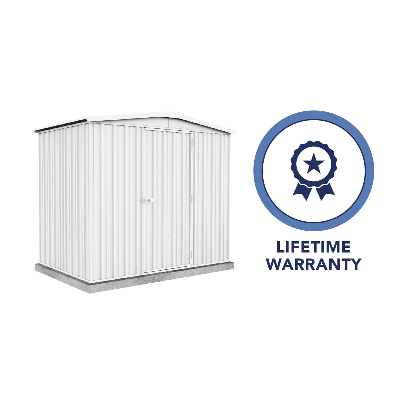 2.26mW x 1.44mD x 2.00mH Garden Shed Regent Single Door