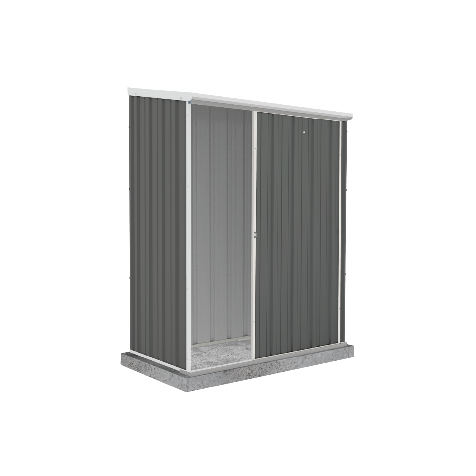 1.52mW x 0.78mD x 1.95mH Garden Shed Ezislider Single Door