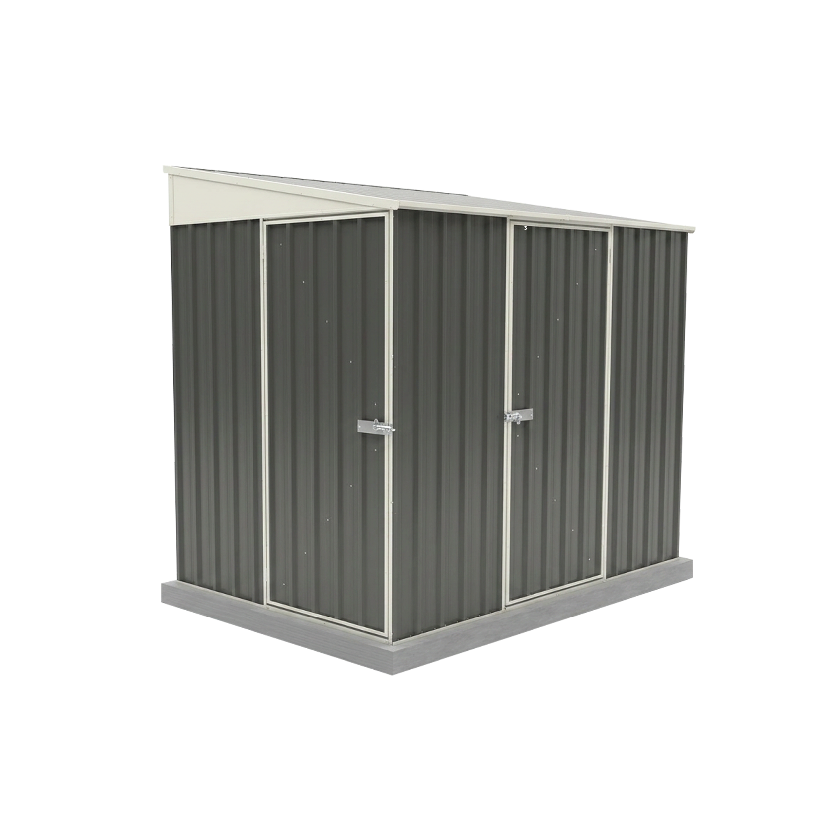 1.52mW x 2.26mD x 2.06mH Garden Shed Narrow Two Door