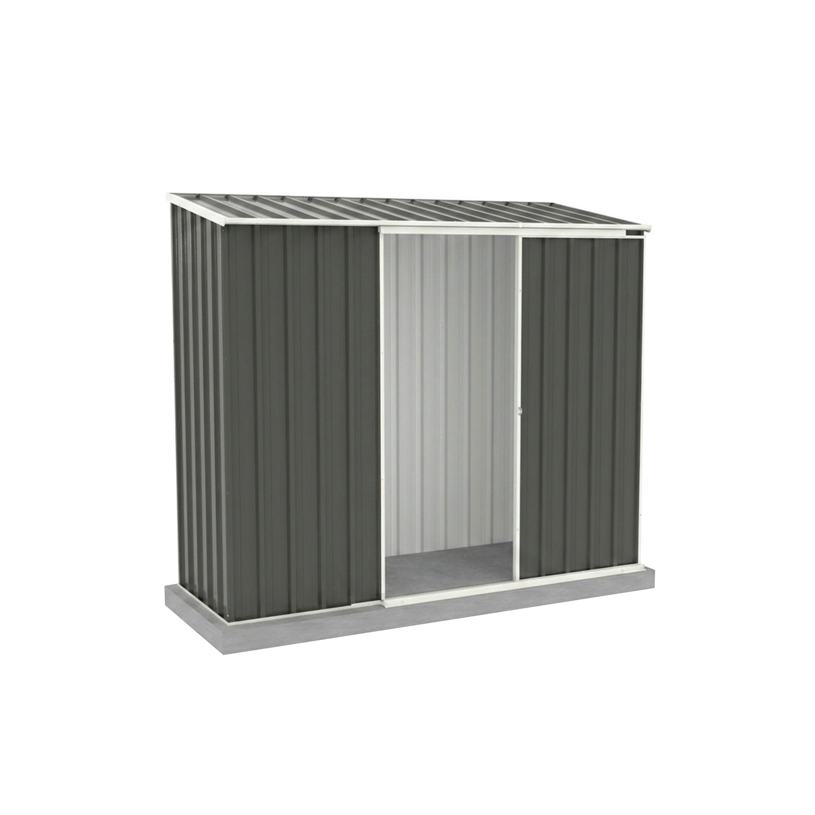 2.26mW x 0.78mD x 1.95mH Garden Shed Ezislider Single Door