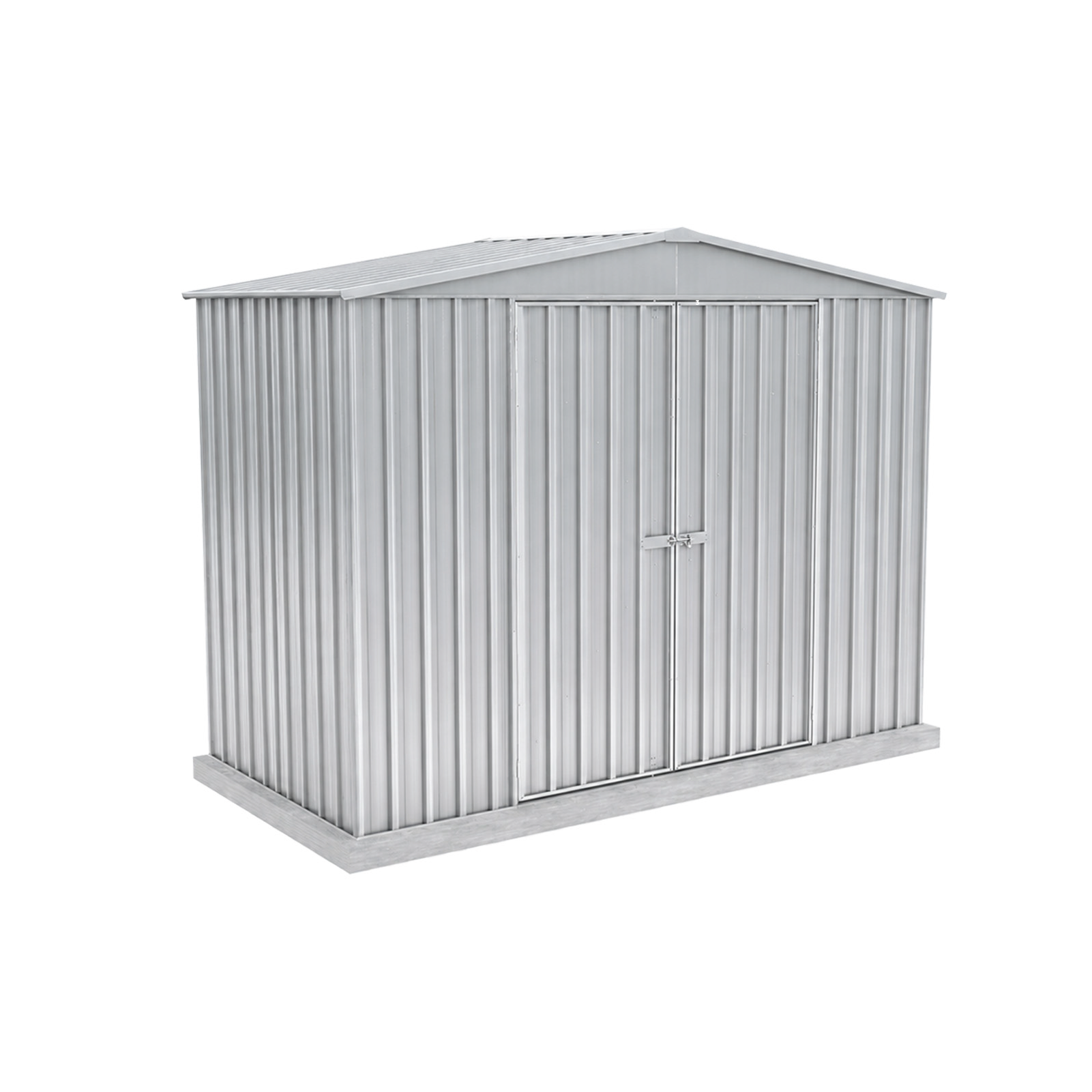 3.00mW x 1.44mD x 2.30mH Garden Shed Highlander Double Door Zincalume