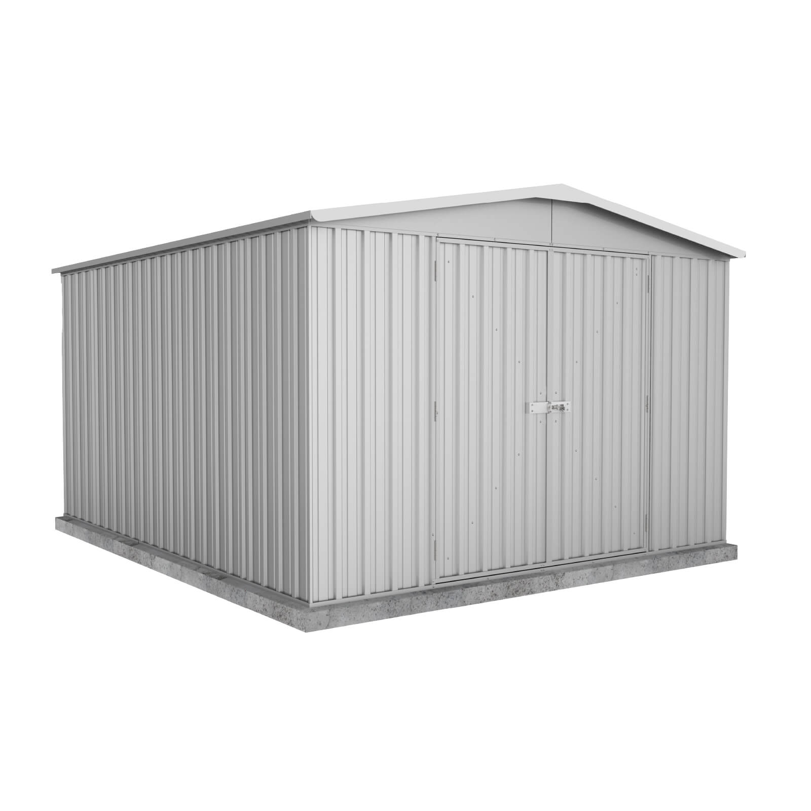 Absco Sheds 3.00m x 3.66m Regent Shed Double Door Zincalume