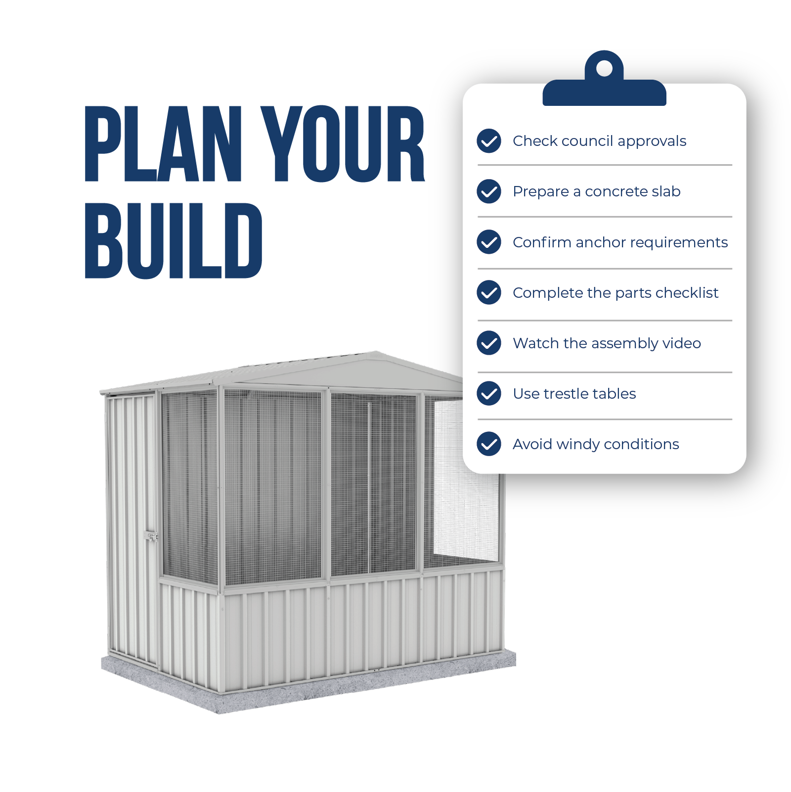 2.26mW x 1.52mD x 2.00mH Chicken Coop Gable Roof Single Door Zincalume